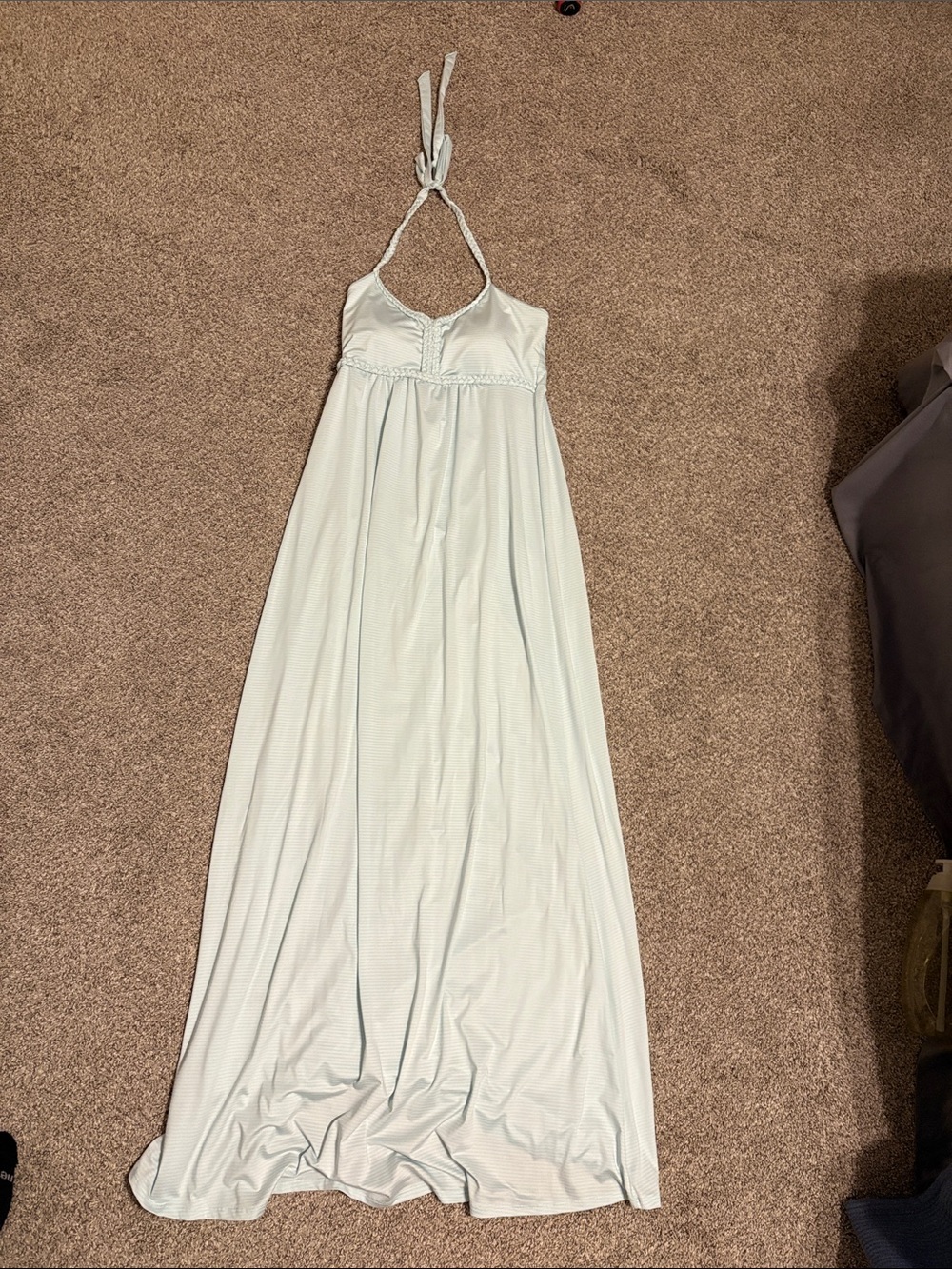 Soybu Light Mint Halter Maxi Dress